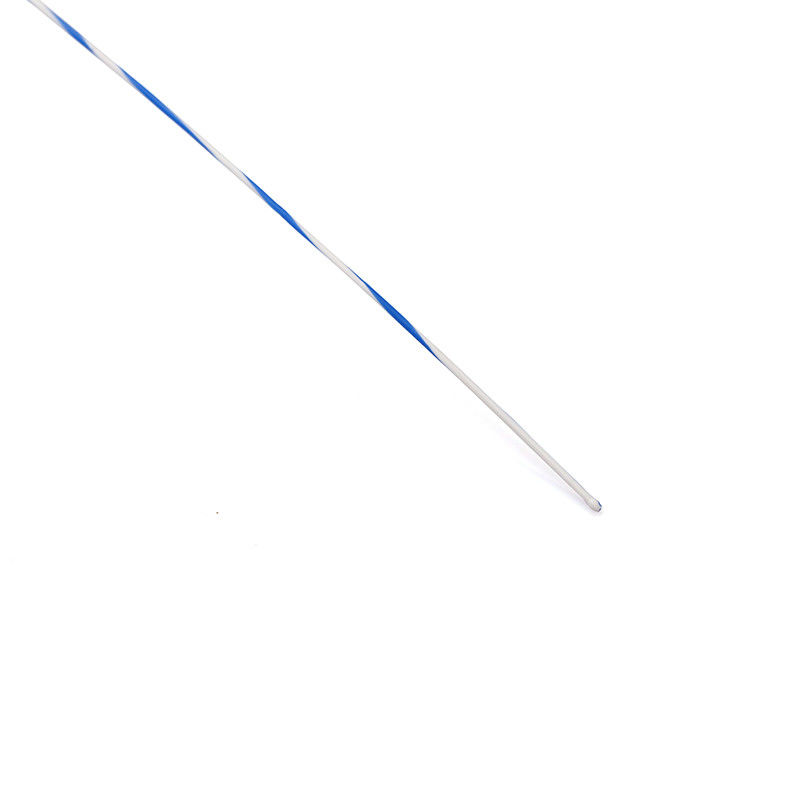 Μπλε άσπρη Urology χρώματος ζέβρα συστροφή Nitinol καλωδίων οδηγών ανθεκτική